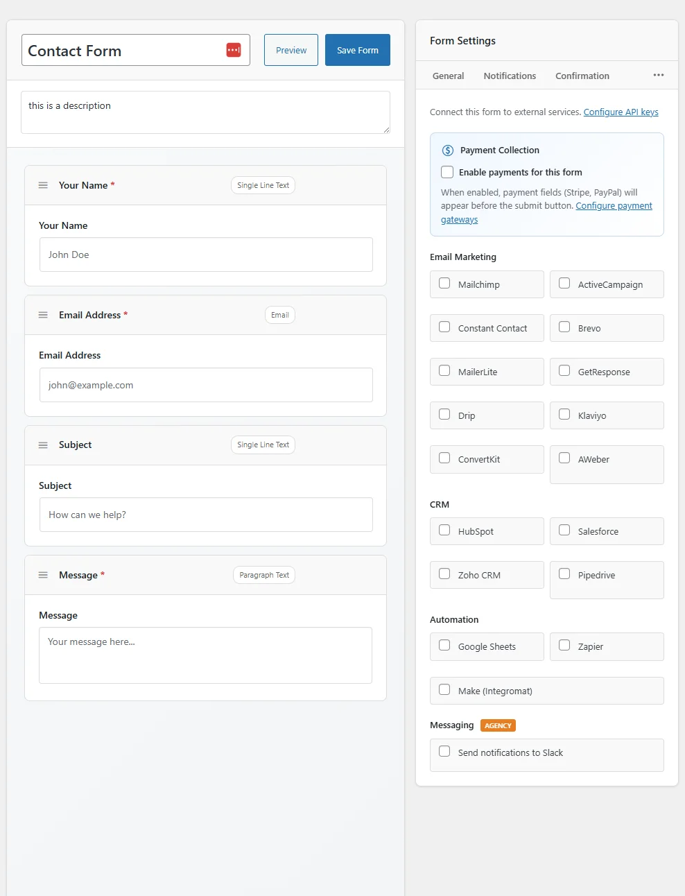 FormForge Pro Payment Integration