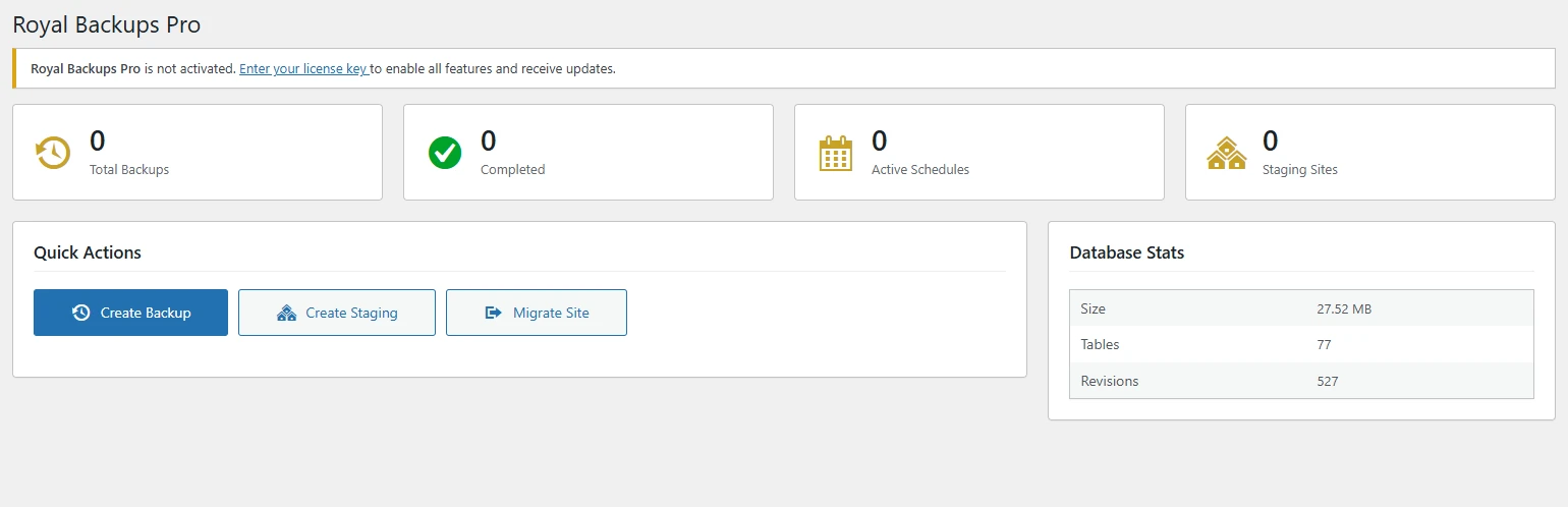 SiteVault Pro Dashboard