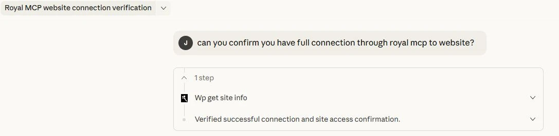 Claude MCP Working Verification